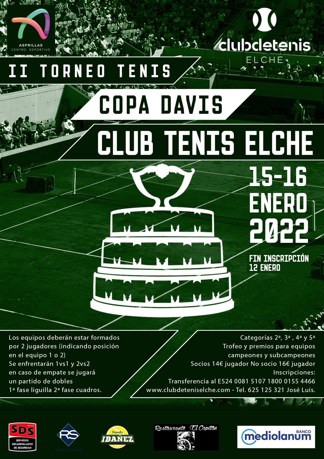 II TORNEO TENIS COPA DAVIS