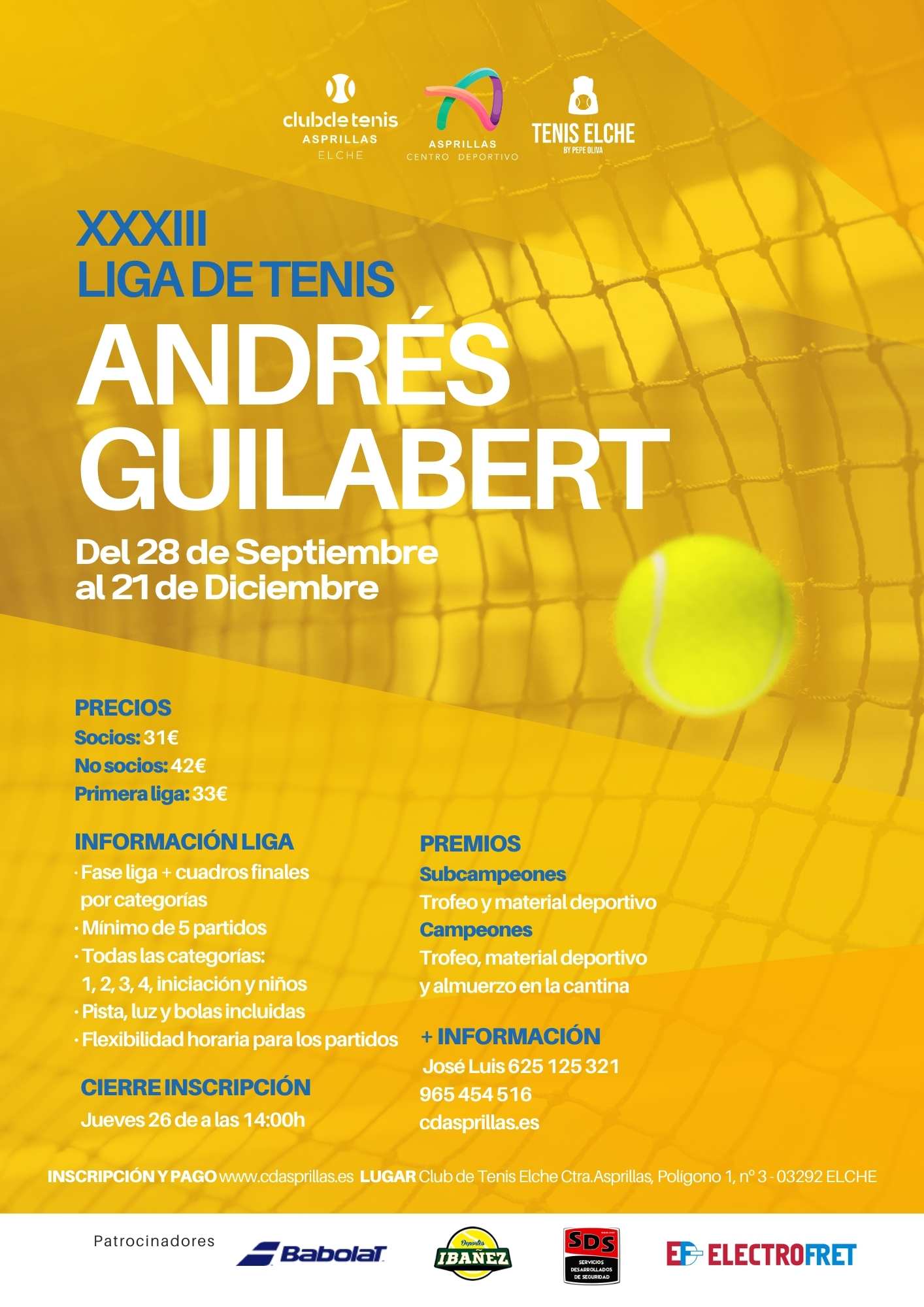 XXXIII Liga andrés guilabert